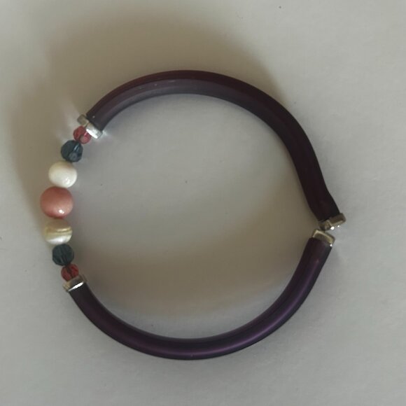 swarovski crystal beaded bracelet set of 3 - Picture 4 of 5